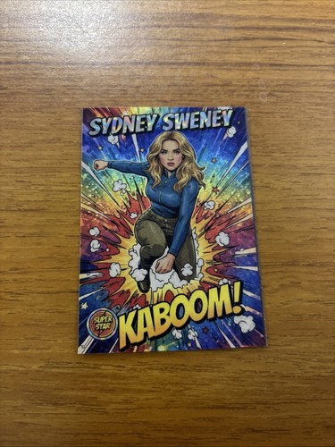SYDNEY SWENEY KABOOM! ACEO Trading card art Glossy Front Euphoria Cassie
