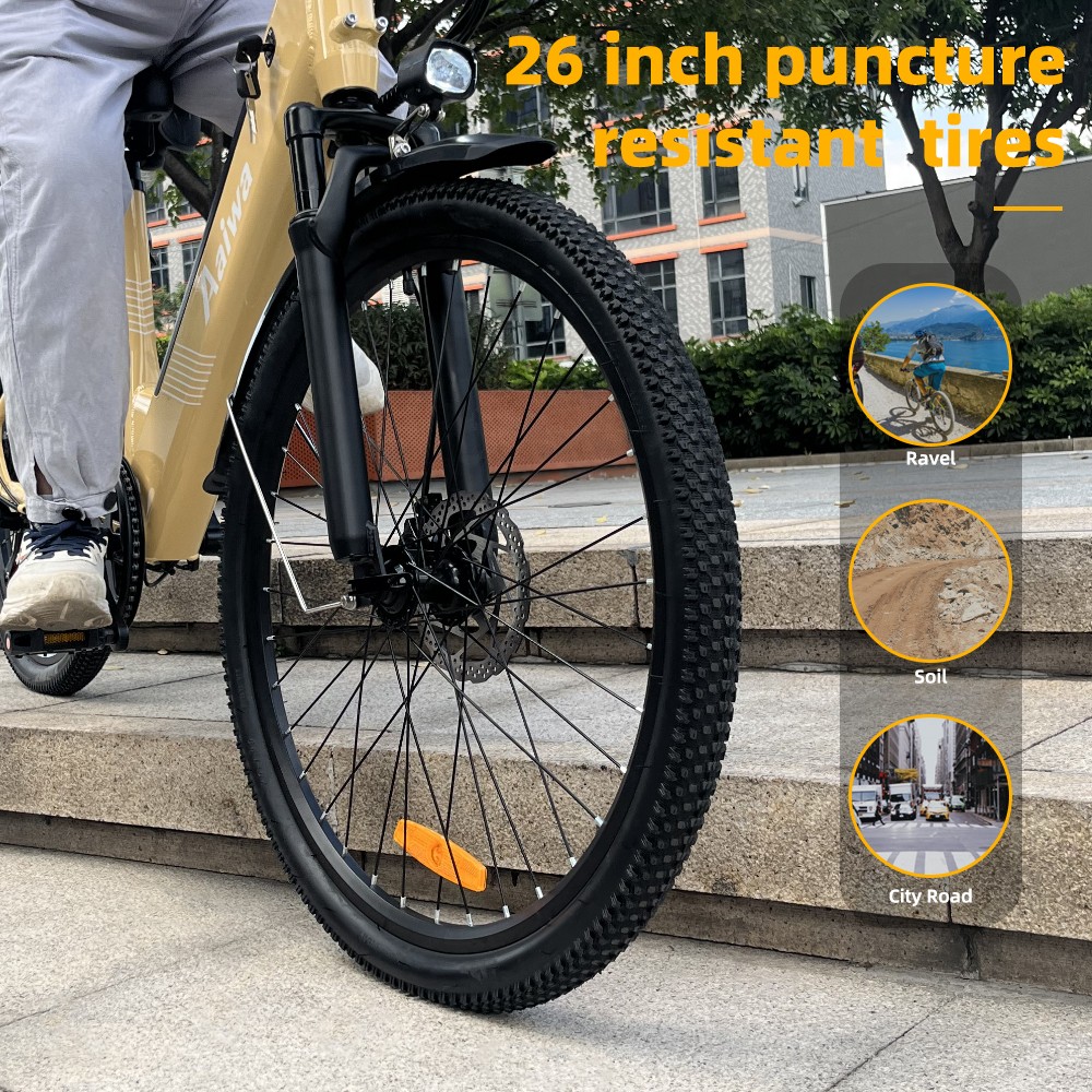 E-Bike 26" Electric Bike for Adults 1200W 52V Motor City Bicycle Commuter Ebike
