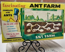 Vintage Uncle Milton's Ant Farm Connectable 70s 80s Scientific Educational