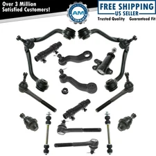 Control Arm Ball Joint Tie Rod Idler Pitman Steering Suspension Kit Set 15pc New