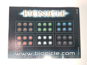 Lego Bionicle Onua Nuva 8566 Complete Set 2002 Manual Instructions Vintage Black