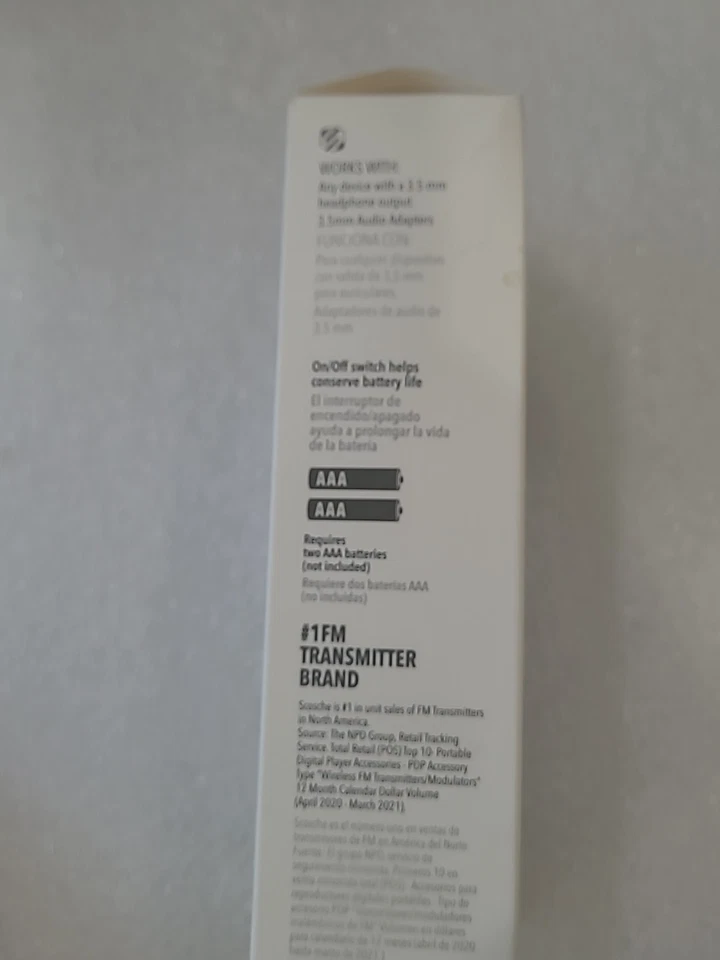 Scosche TuneIn Universal Wireless FM Transmitter - FMT7-SP1 - 20 Frequencies - Image 3 of 4