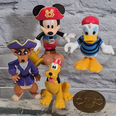 Disney Junior Mickey Mouse Funhouse Treasure Adventure Pirate Ship Figures Lot