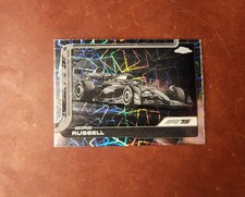 2025 Formula 1 Topps Chrome  George Russell Laser Refractor #79 F1 Car