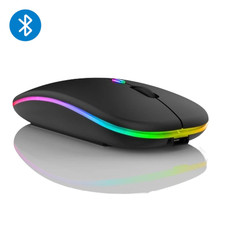 Souris sans fil Bluetooth 2.4G USB rechargeable PC silencieuse Gaming