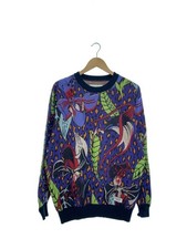 WACKO MARIA Floral Jacquard Knit Sweater Thick M Cotton Multi color All Over P