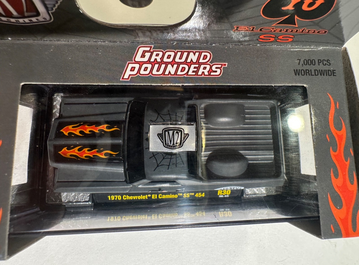M2 MACHINES, GROUND POUNDERS, 1970 CHEVY EL CAMINO SS 454, R30 25