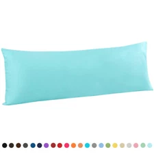 Microfiber Body Pillow Case Nice Rich Colors Envelope Pillowcase 20x54 Inches