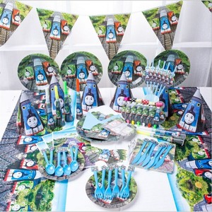 Thomas The Train Cup Plate Napkin Table Cover Party Balloon