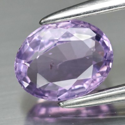 0.86 CT Zafiro Natural Púrpura origen Ceilan forma Oval( Ver vídeo)