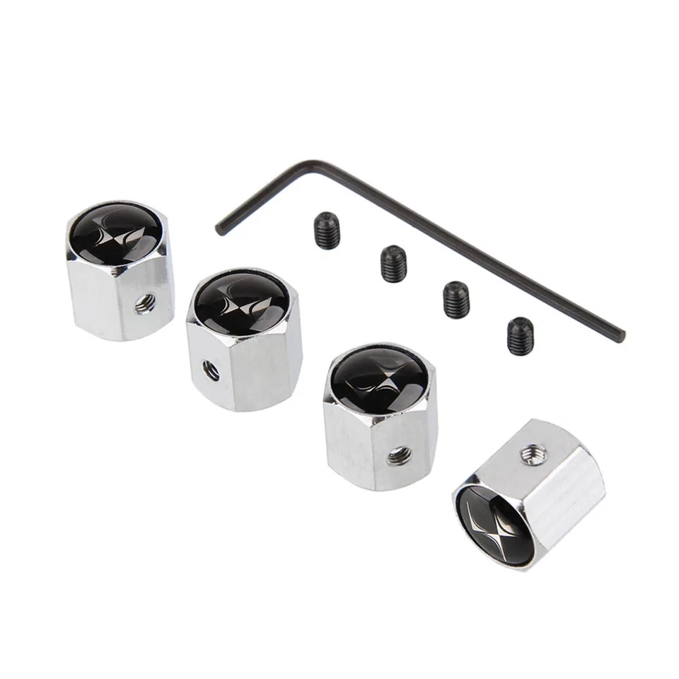 Car Styling Tyre Valve Stem Caps For Citroen DS DS3 DS4 Elysee Tire Decoration Foto 4 de 4