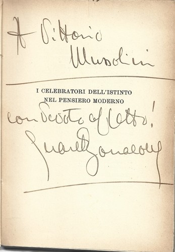 Bonacossa - I Celebratori dell'Istinto nel pensiero moderno - Ceschina 1943 - Picture 2 of 2