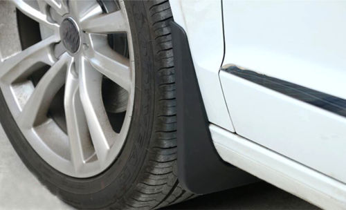 Genuine Front & Rear Splash Guards Mud Flaps For 2016-2018 Audi A6 C7 Estate - Picture 3 of 7
