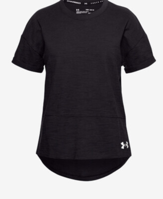 Under Armour Charged Cotton Kids T-shirt Youth XL Black