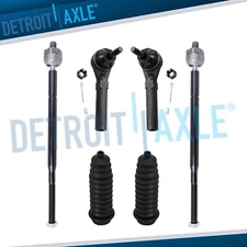6pc Front Suspension Inner Outer Tie Rods kit for Grand Caravan Town & Country