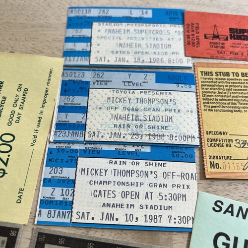 Assorted Vintage Sport Tickets 13 Tickets Total - Picture 6 of 13