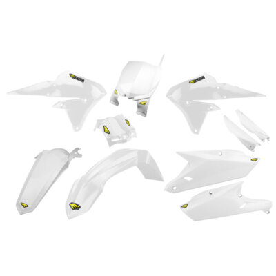 #ad Cycra Powerflow Complete Plastic Kit Set White Fits YAMAHA YZ250F YZ450F $203.18