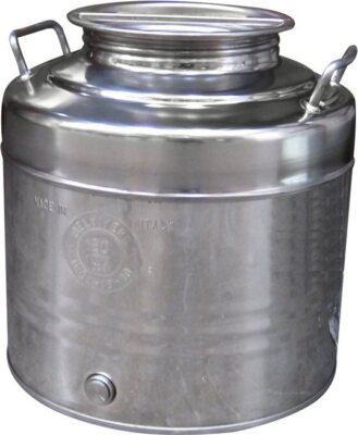 Contenitore Per Olio in Acciaio Inox 18/10 Lt.30 CORDIVARI Jolly