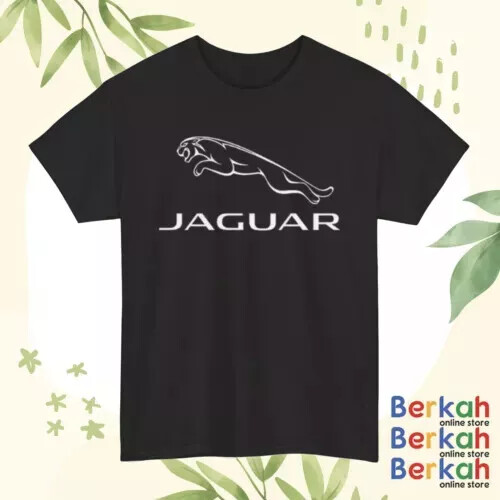 T-shirt Homme Jaguar Racing - Couleur Grise, 100% Coton, Tailles S à 3XL (Made In USA)