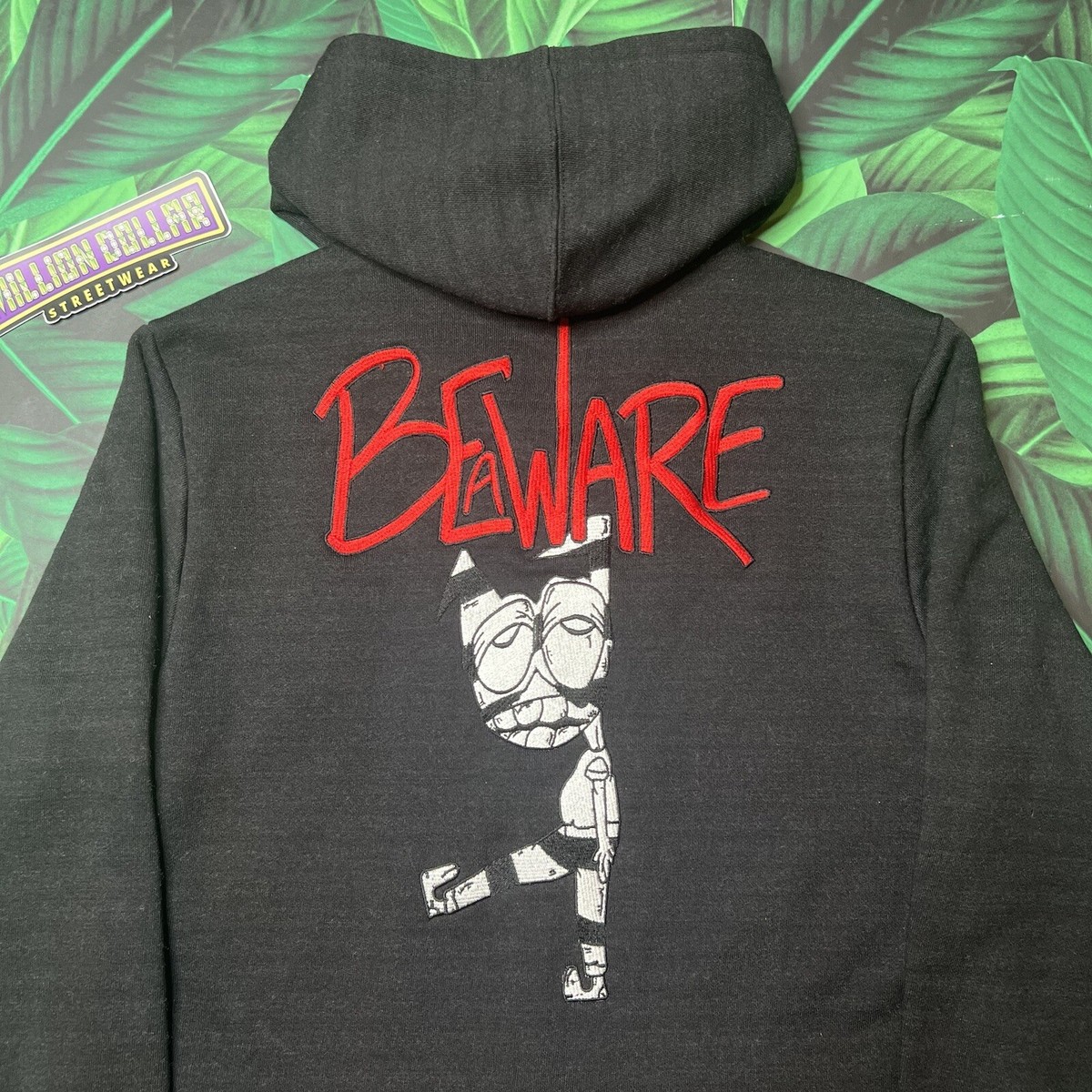 Chrome Hearts Matty Boy Control Beware Zip Up Embroidered Chrome Hearts Matty Boy Control Beware Zip Up Embroidered