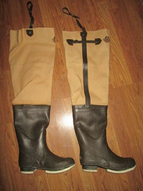 pro line canvas hip waders