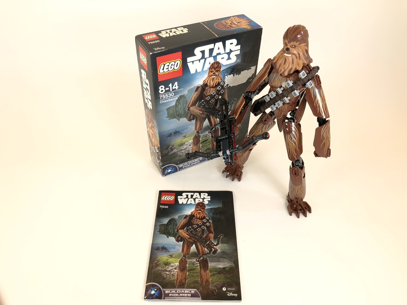 lego chewbacca buildable figure
