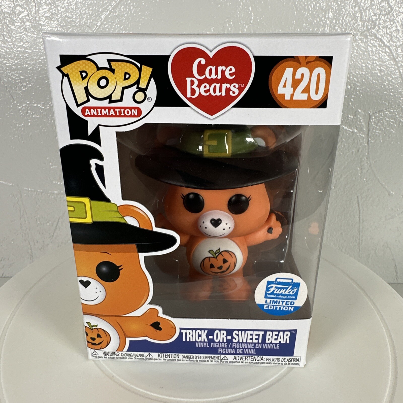 En Oferta Figura Funko Pop Care Bears #420 Trick Or Sweet Bear Funko Shop Edición Limitada