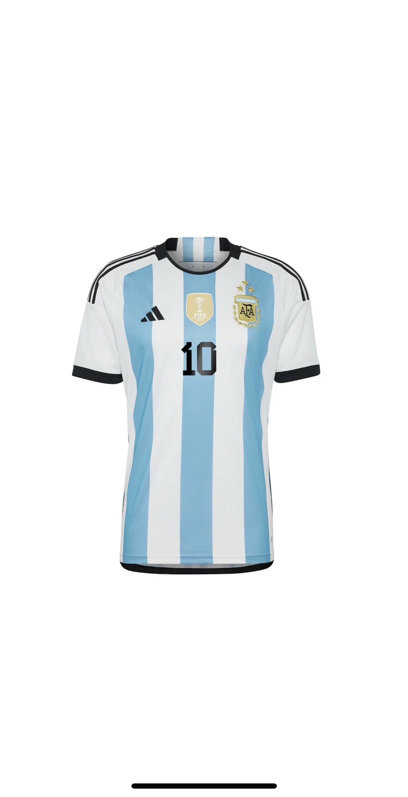 Adidas Argentina Lionel Messi Replica Home Jersey (3 Stars) IB3597 Size Large