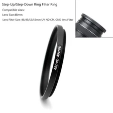 48-46/49/55mm Step-Up/Step-Down Ring Filter Ring for UV/ND/CPL GND Lens Filter