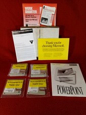 Vintage MIcrosoft PowerPoint Version 4.0 - PC - Brand New Sealed Discs  Books