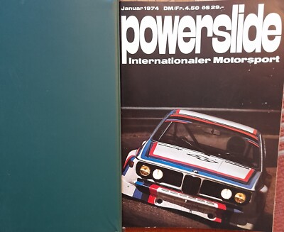 Powerslide 1974  kompl. Jahrgang Niki Lauda BMW 3,5 CSL Clay Regazzoni Peterson