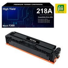 1PK 218A W2180A Black Toner With Chip Fits HP LaserJet Pro MFP 3301cdw 3301fdw