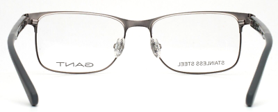 GANT GA3234 009 Matte Gunmetal Mens Rectangle Full Rim Eyeglasses