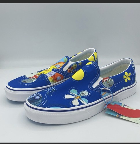 VANS x Spongebob Alohabob Classic Slip-On Shoes VN0A33TBYZ1 NEW W/ BOX |  eBay