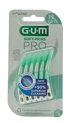 GUM Soft-Picks Pro medium - 60 Stück Zahnzwischenraum renigen Zahnstocher