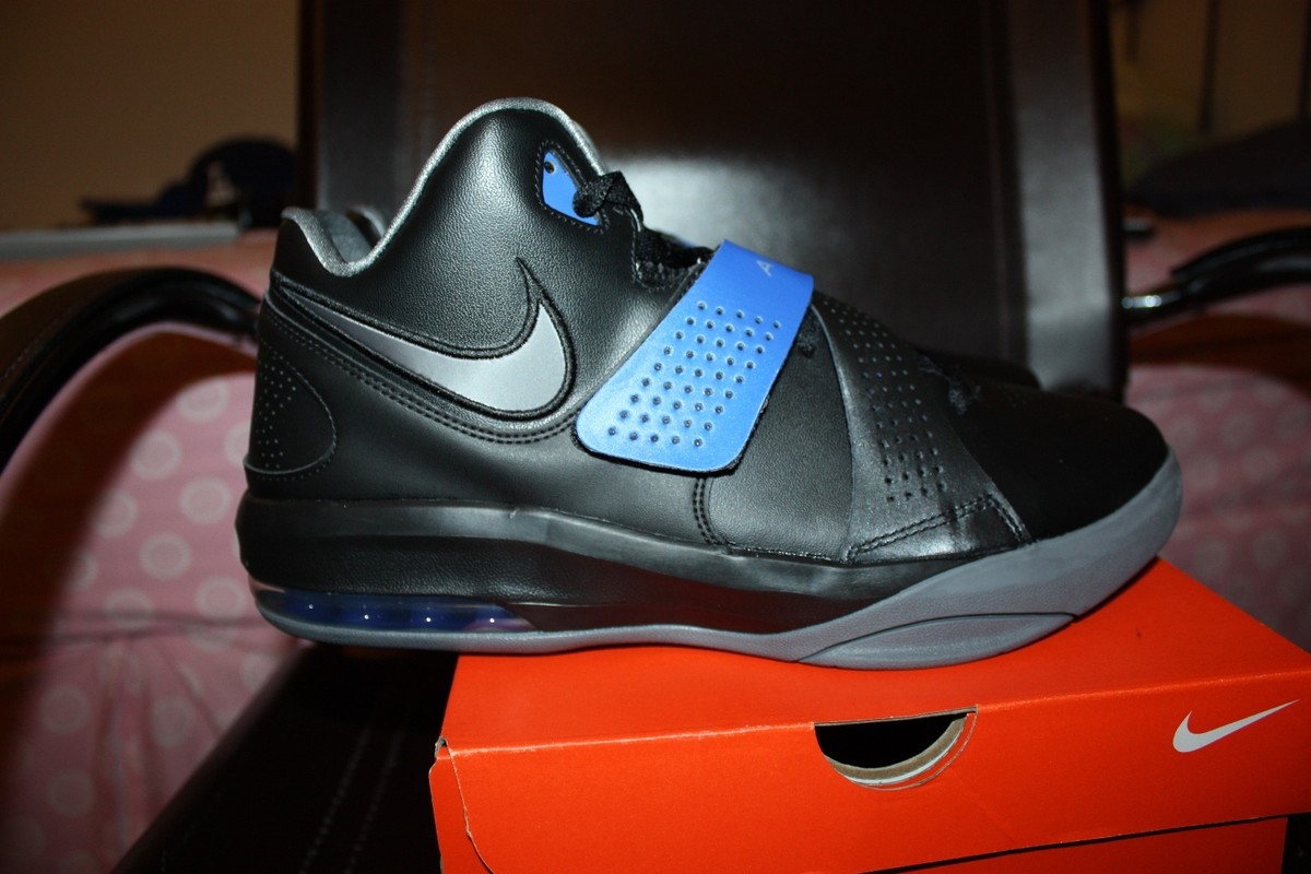 Nike Air Max Sweep Thru Mens 13 Black Grey Basketball Shoes 469760-004 Mid Top Nike Air Max Sweep Thru Amare Stoudemire Black/Grey Sz 10  main image 4