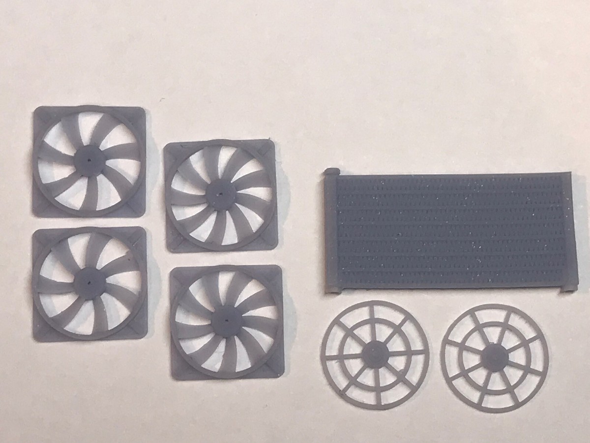 Revell 1:24 Toy Models & Kits 1/24 - 1/25 Rear Mount Radiator With ...