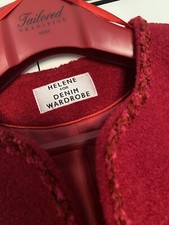 Cherry Red Long Jacket: Large