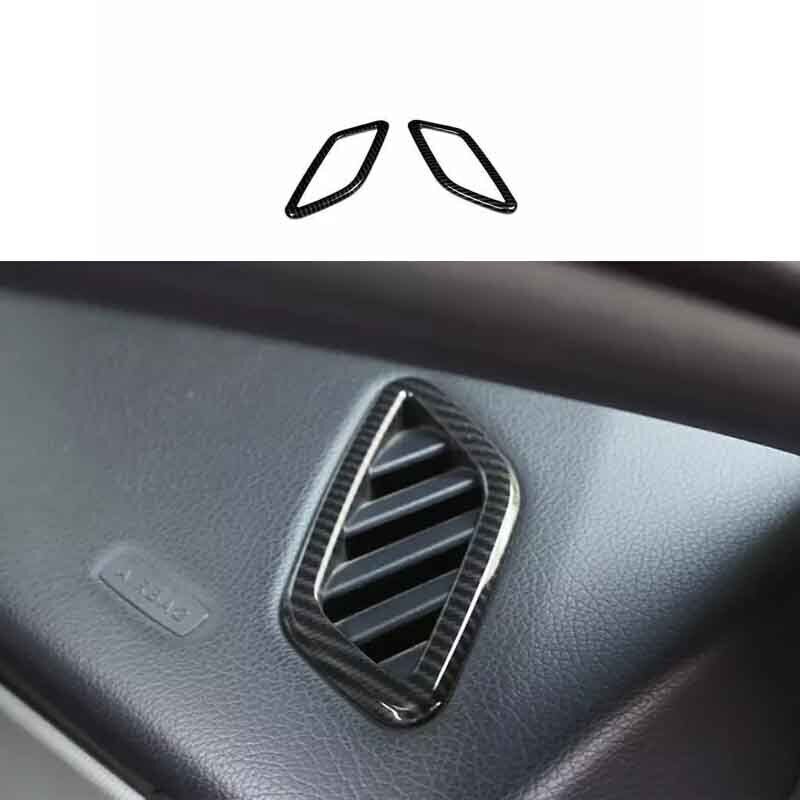 Cover Trim 13-2019 Carbon Fiber Side Outlet Vent For Benz GLA CLA Car Dashboard