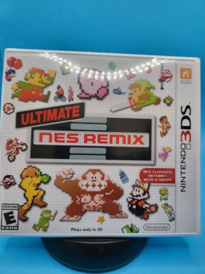 Ultimate NES Remix (Nintendo 3DS, 2014). First Print. Factory