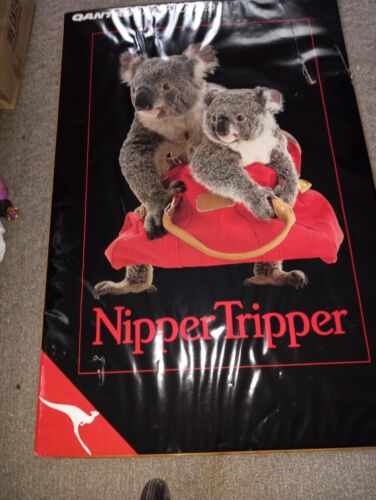Qantas Airways Koala Poster Original 1980s