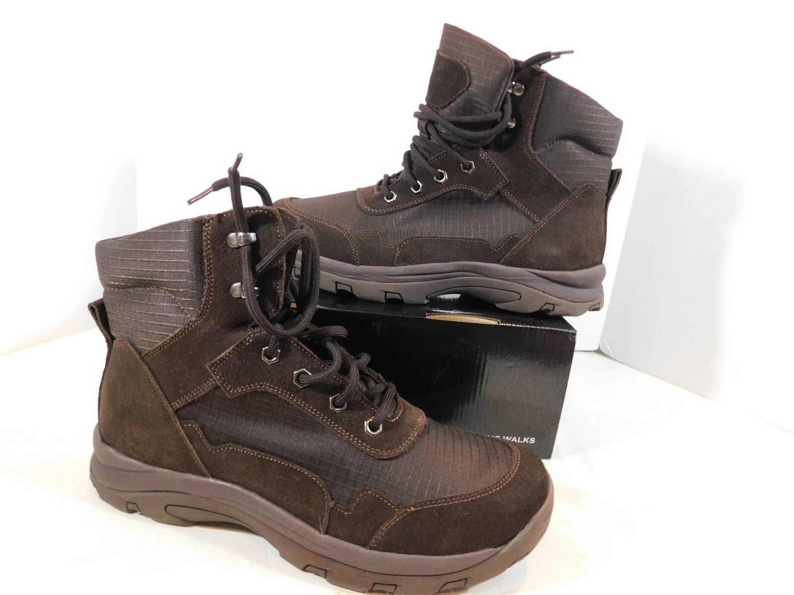 Rield Mid Lightweight Mid Lace Up Ankle Hiking Boots Men's 11 M Dark Brown