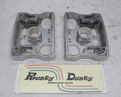 Set of 2 Early Big Dog Harley Evo S&S Lower Chrome Billet Rocker Boxes ...