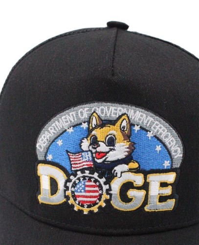 Black DOGE Hat –Department of Government Efficiency Cap–One Size Fit (Pack of 3) - Picture 8 of 8