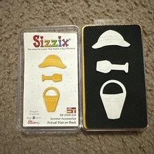 Sizzix Original The Little Die-cutter Summer Accessories, Hat, Bucket, & Shovel
