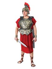 Roman Chest Plate With Cape Adults Armour Fancy Dress Accessory Soldier