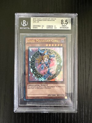 Yu-Gi-Oh! TCG 2015 Dark Magician Girl YGLD-ENB03 1st Edition BGS 8.5 | eBay