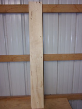 1 PC HARD SPALTED MAPLE LUMBER WOOD KILN DRIED BOARD 49 1/2"X 6"X 1 1/16" 239V