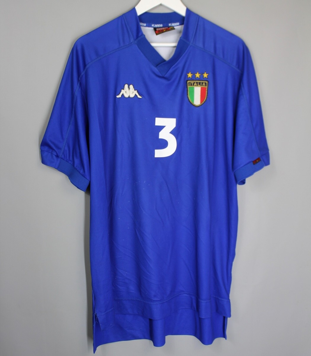 ◯Kappa カッパ 1999年 サッカーイタリア代表 #10ユニフォーム ITALY NATIONAL TEAM 1998/1999 HOME FOOTBALL SHIRT JERSEY