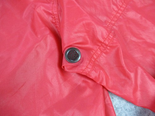 VINTAGE Lacoste Jacket Mens Large Red Green Izod Windbreaker Croc Hoodie Coat - Picture 5 of 10